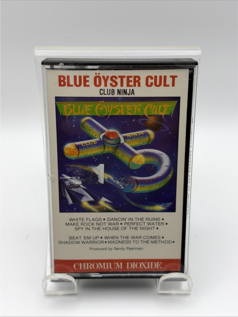 Blue Oyster Cult "Club Ninja" Cassette Tape 1986 CBS Records Canada